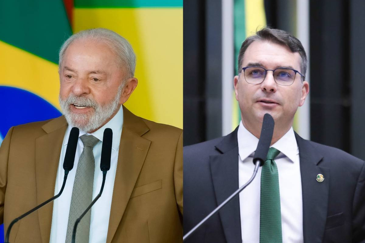 Lula e Flávio Bolsonaro/Ricardo Stuckert/PR e Zeca Ribeiro / Câmara dos Deputados