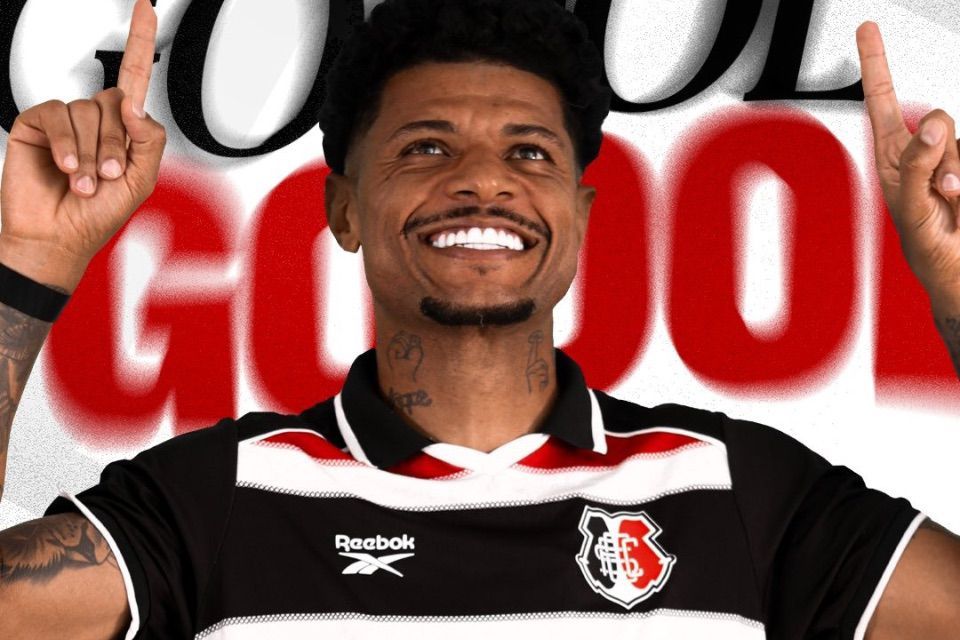 Tiago Marques, atacante do Santa Cruz/Divulgação / Santa Cruz