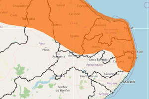 Previs&atilde;o do Inmet para Pernambuco neste domingo