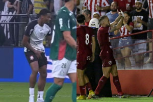 Andr&eacute;, volante do Corinthians, e Paulo S&eacute;rgio, atacante do N&aacute;utico