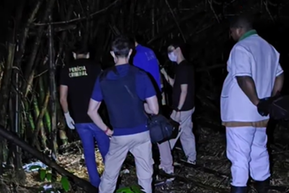 Restos mortais da jovem foram encontrados na mata, no Curado II/REPRODUÇÃO/VÍDEO