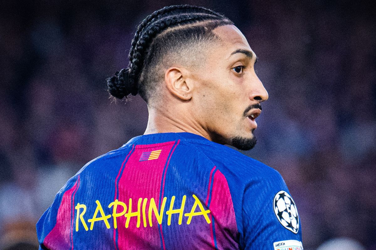 Raphinha, atacante do Barcelona/Divulgação/Barcelona