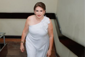 A prefeita de Nazar&eacute; da Mata, Aninha da Ferbom (PSD)