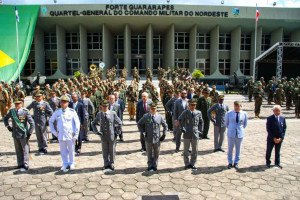 A cerim&ocirc;nia foi presidida pelo Comandante Militar do Nordeste, General de Ex&eacute;rcito Francisco Carlos Machado Silva