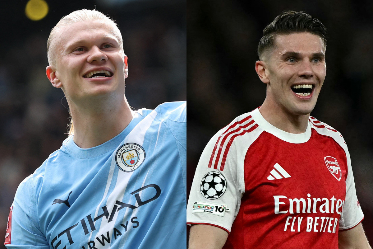 Manchester City x Arsenal ao vivo: onde assistir, horário e prováveis escalações na Premier League. /Fotos: DARREN STAPLES / AFP | BEN STANSALL / AFP