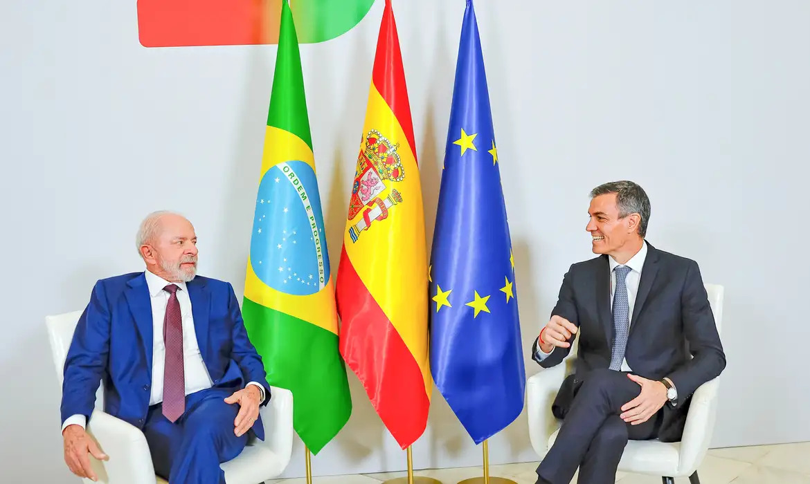 Brasil e Espanha assinaram acordos sobre big techs e tecnologia digital
/Ricardo Stuckert/PR