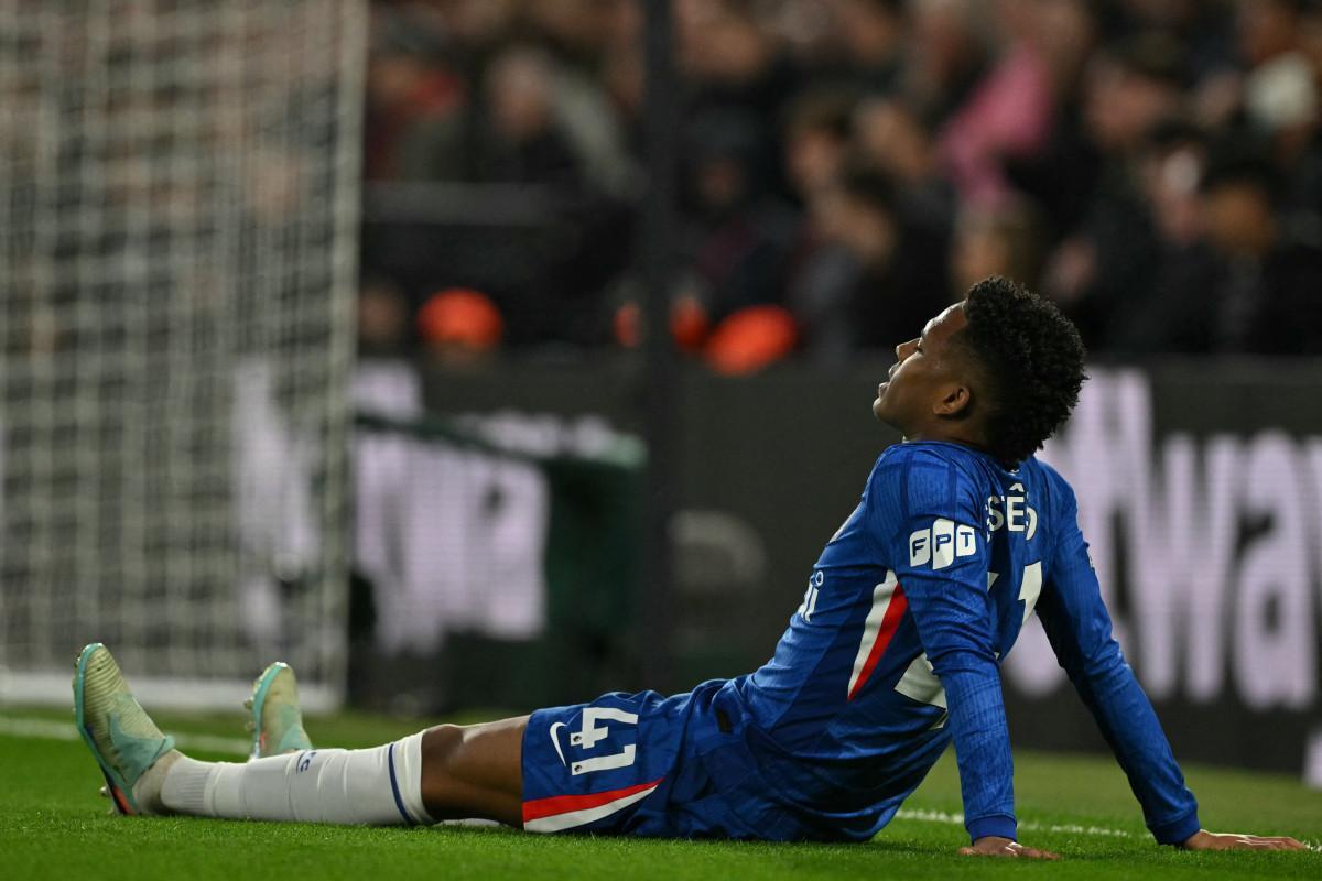  Estêvão, atacante do Chelsea/ AFP