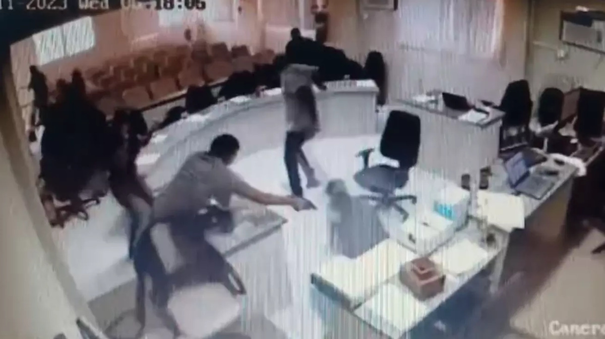 Tentativa de homicídio durante júri aconteceu em 29 de novembro de 2023/Foto: Reprodução