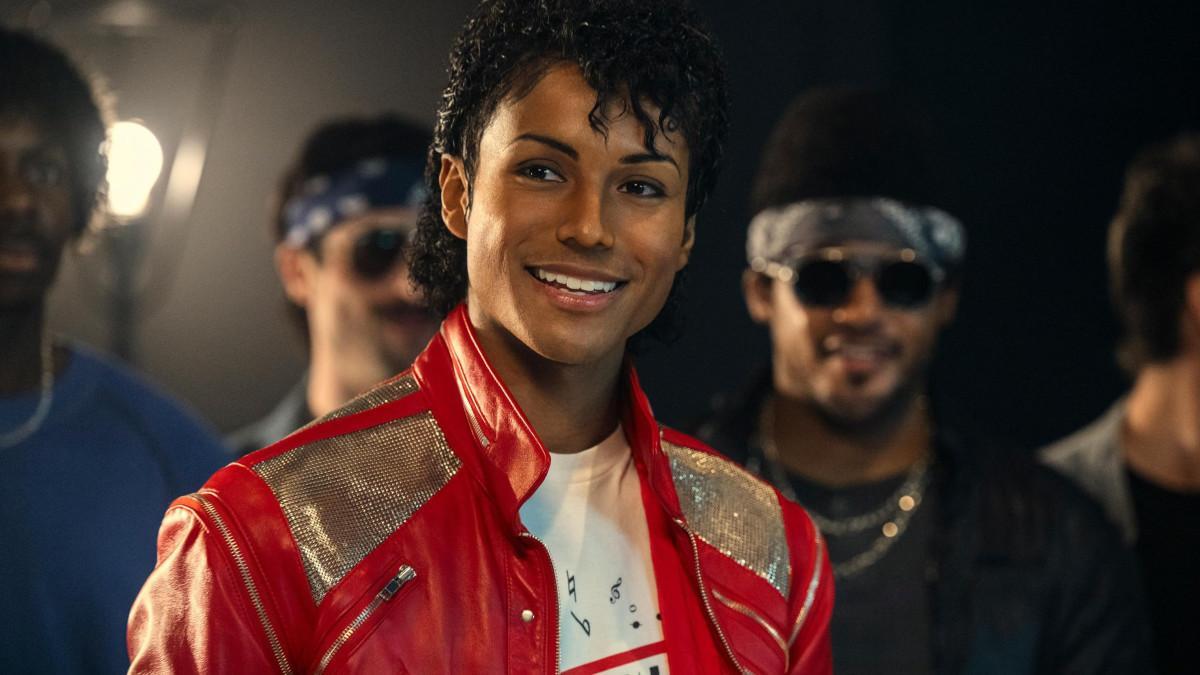 Jaafar Jackson, sobrinho do Michael Jackson, interpreta o cantor no filme/Universal/Divulgação