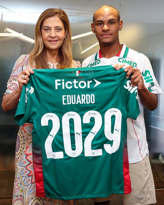 Eduardo, joia da base do Palmeiras/Divulgação/Palmeiras