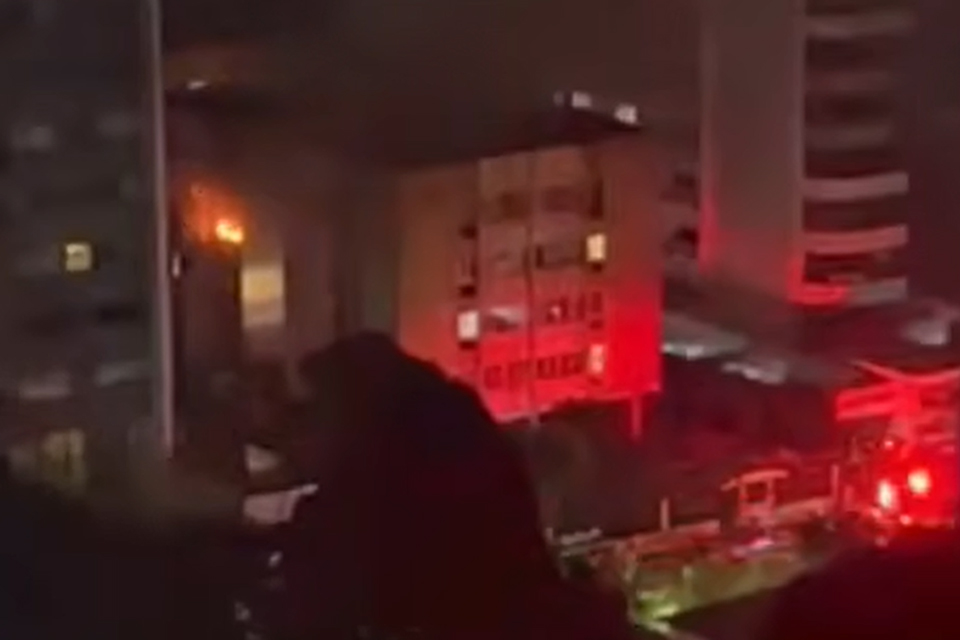 Apartamento pegou fogo em Casa Forte/REPRODUÇÃO;/REDES SOCIAIS