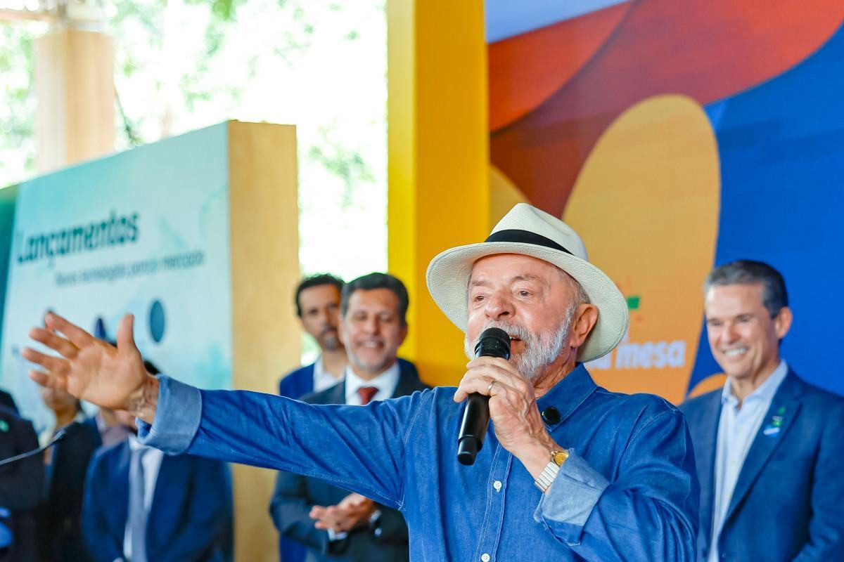  Presidente Lula, durante anúncios no âmbito da abertura da Feira Brasil na Mesa, na Embrapa Cerrados, Planaltina./Ricardo Stuckert / PR