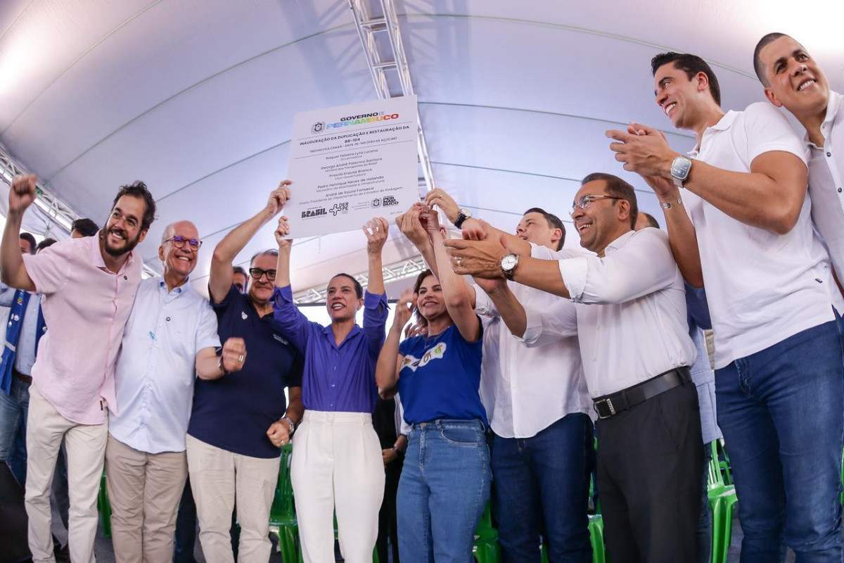 A BR-104 foi inaugurada hoje /Foto: Rafael Vieira/DP Foto