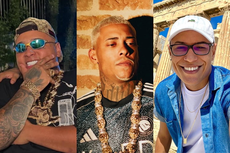 MC Ryan SP, MC Poze do Rodo e dono da Choquei/Reprodução/Redes Sociais