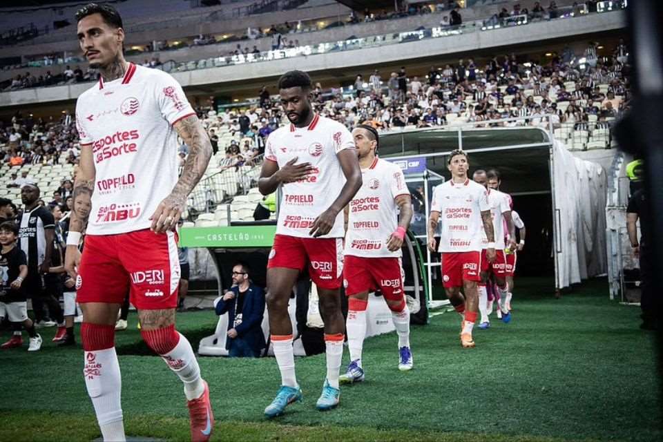 Equipe do Náutico em partida pela Série B/Michael Douglas / CNC