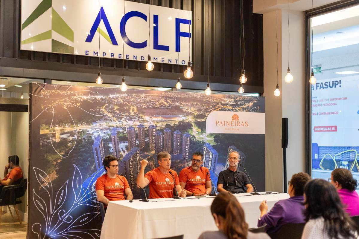 O lançamento contou com a participação do Diretor de Engenharia da ACLF, Fernando Fink, do Presidente da ACLF, Avelar Loureiro Filho, Sandro Guedes, urbanista e Eduardo Eichenberger, fundador e CEO da Global Governance/Karol Rodrigues/DP Foto