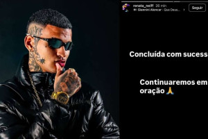 Irm&atilde; de Neiff atualiza estado de sa&uacute;de do cantor ap&oacute;s cirurgia