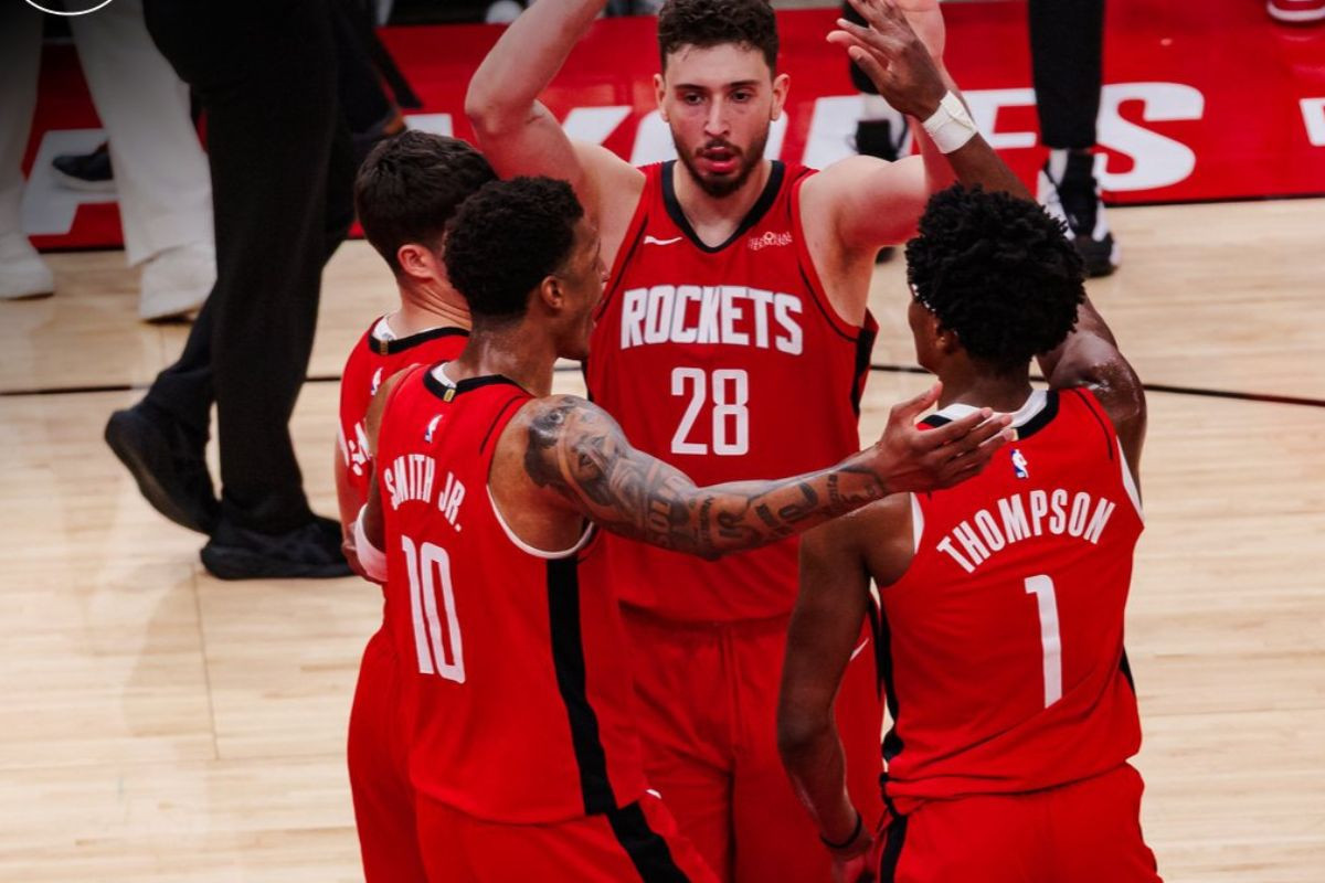 Jogadores do Rockets/Divulgação/Rockets