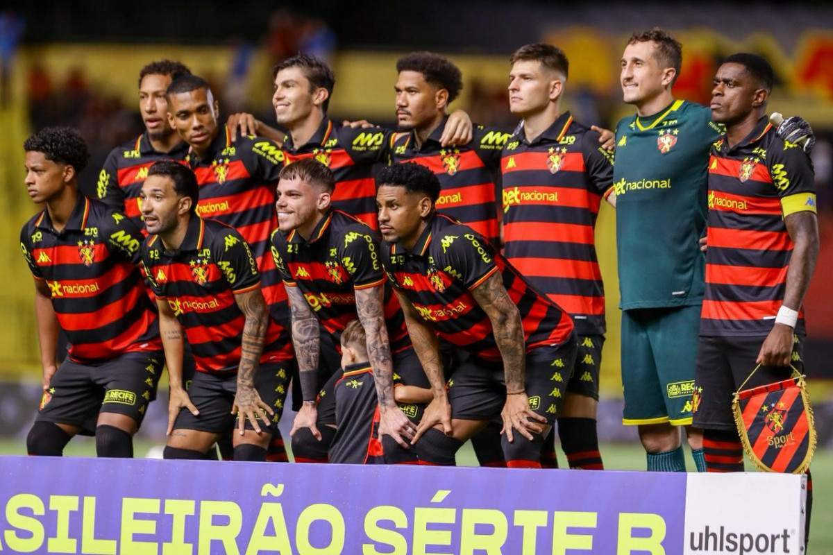 Equipe do Sport em jogo da Série B do Campeonato Brasileiro/Rafael Vieira/DP Foto