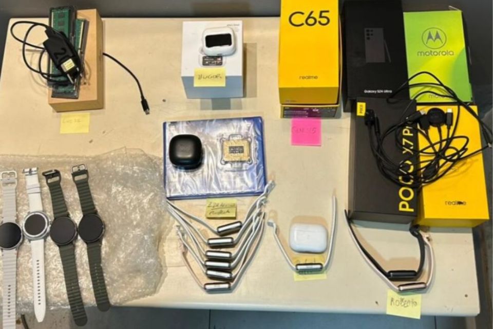 Itens recuperados em operação contra furtos na Amazon/Foto: @delegaciadocabo