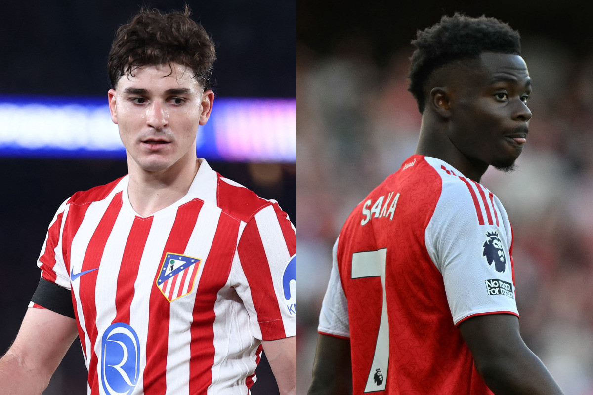Atlético de Madrid x Arsenal ao vivo: onde assistir, escalações e horário da semifinal da Champions League. /Fotos:  Josep LAGO / AFP | GLYN KIRK / AFP