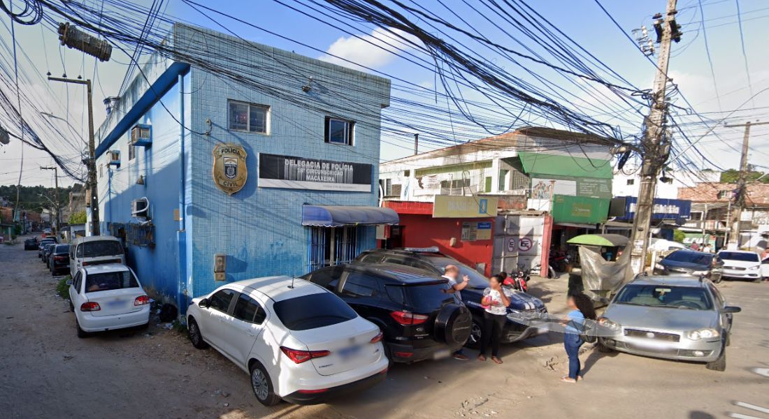 Delegacia da Macaxeira será demolida para construção de novo prédio e atendimento será transferido para Apipucos/Foto: Google Street View/Reprodução