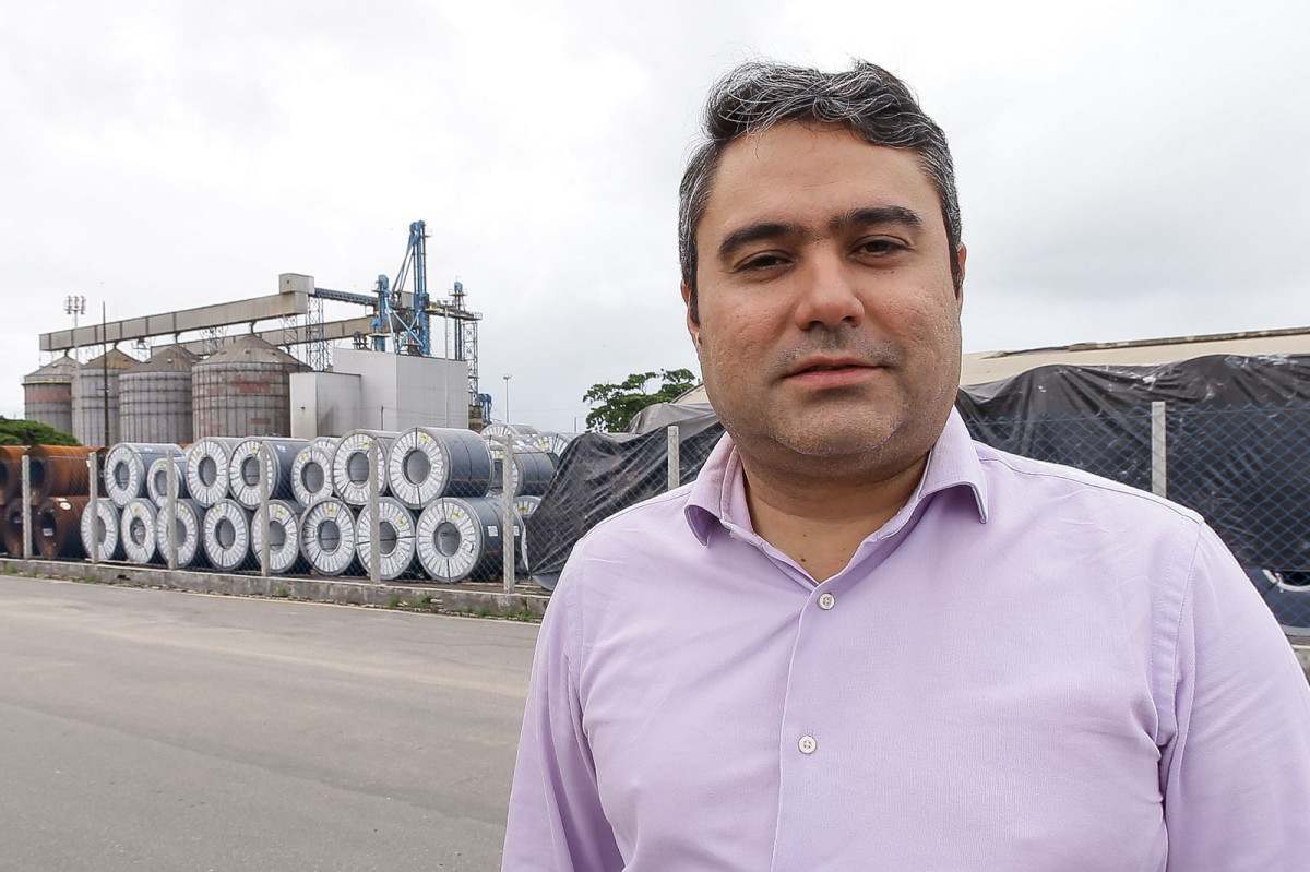 Presidente do Porto do Recife, Wagner Maciel /Foto: Rafael Vieira/DP Foto