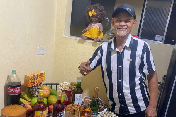 Corpo de Edivlado foi encontrado dois dias após idoso ser levado por correnteza (Foto: Reprodução/Whatsapp)