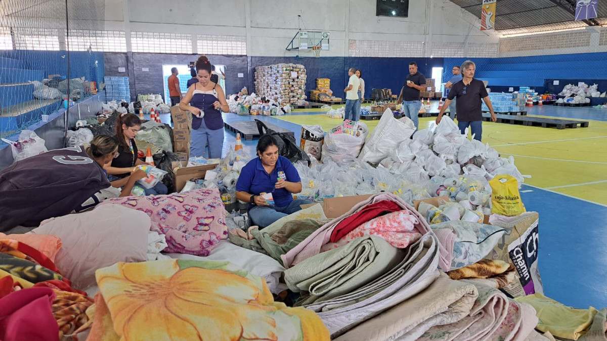 Desabrigados estão sendo atendidos em seis pontos promovidos pela Prefeitura de Goiana, divulgou a gestão municipal/Foto: Divulgação/Prefeitura de Goiana