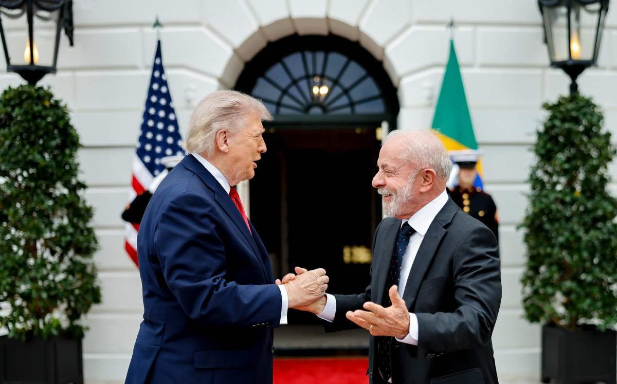 Presidente da República, Luiz Inácio Lula da Silva, durante encontro com o Presidente dos Estados Unidos, Donald Trump/Ricardo Stuckert/PR