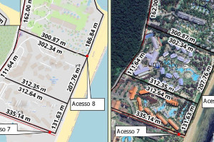 Mapas mostram locais para acesso a praias em Ipojuca, segundo MPPE 