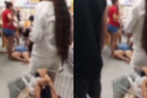 Suspeita de descarga el&eacute;trica atinge mulher em unidade do Mix Mateus na Cruz Cabug&aacute;, no Recife