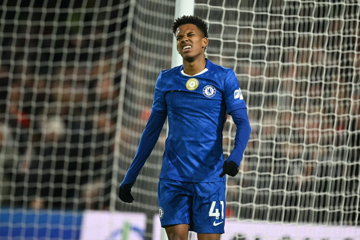 Estêvão, atacante do Chelsea/JUSTIN TALLIS / AFP