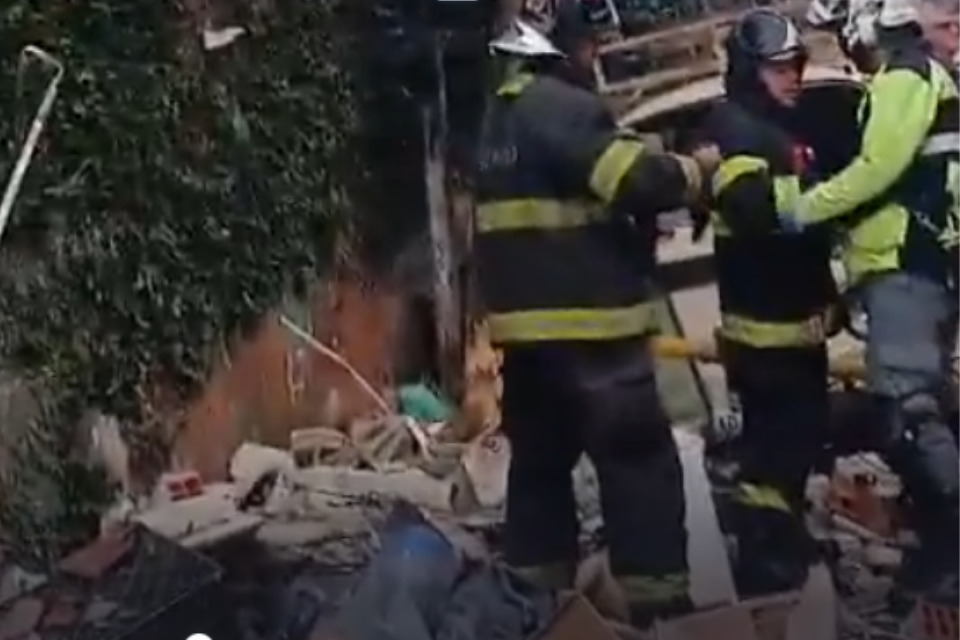Explosão em área residencial deixa feridos e soterrados em São Paulo/Reprodução