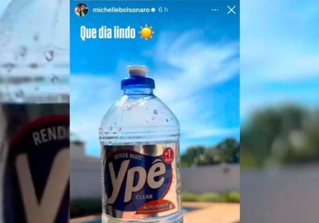 publicou uma foto de um detergente Ypê. 