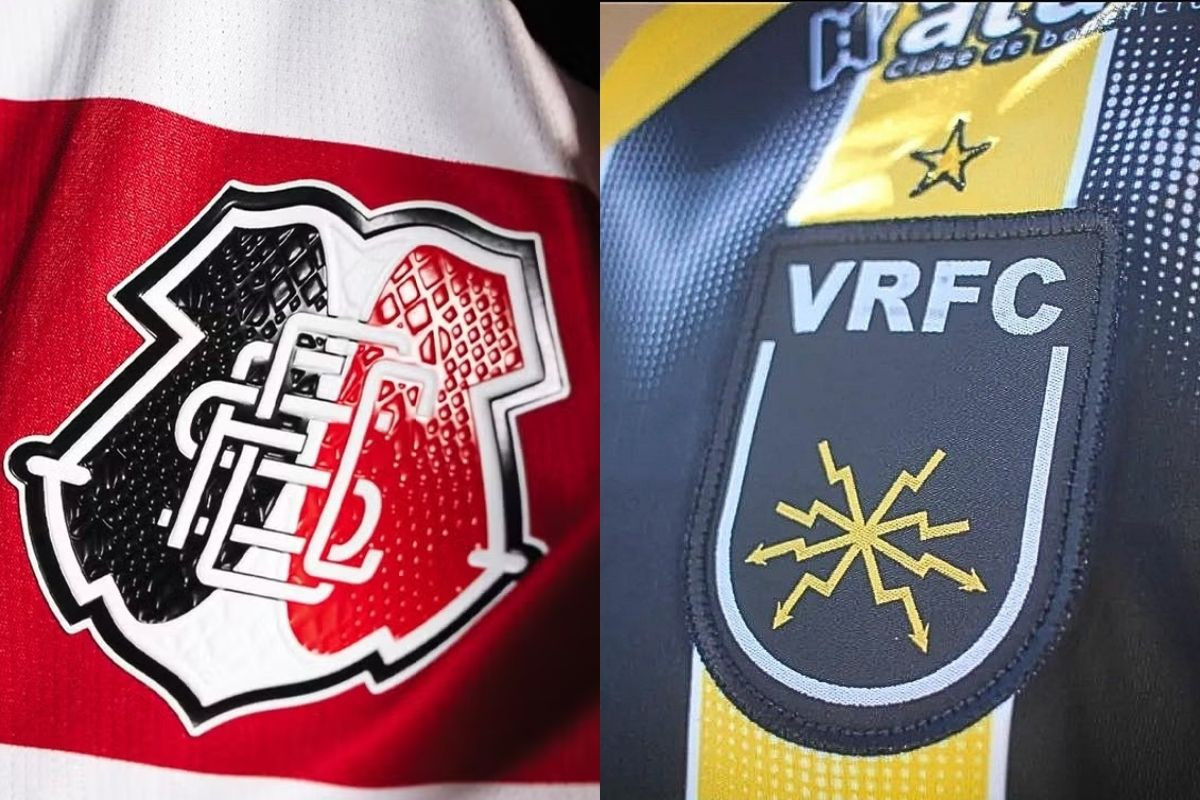 Escudos de Santa Cruz e Volta Redonda/Divulgação/SCFC e Volta Redonda