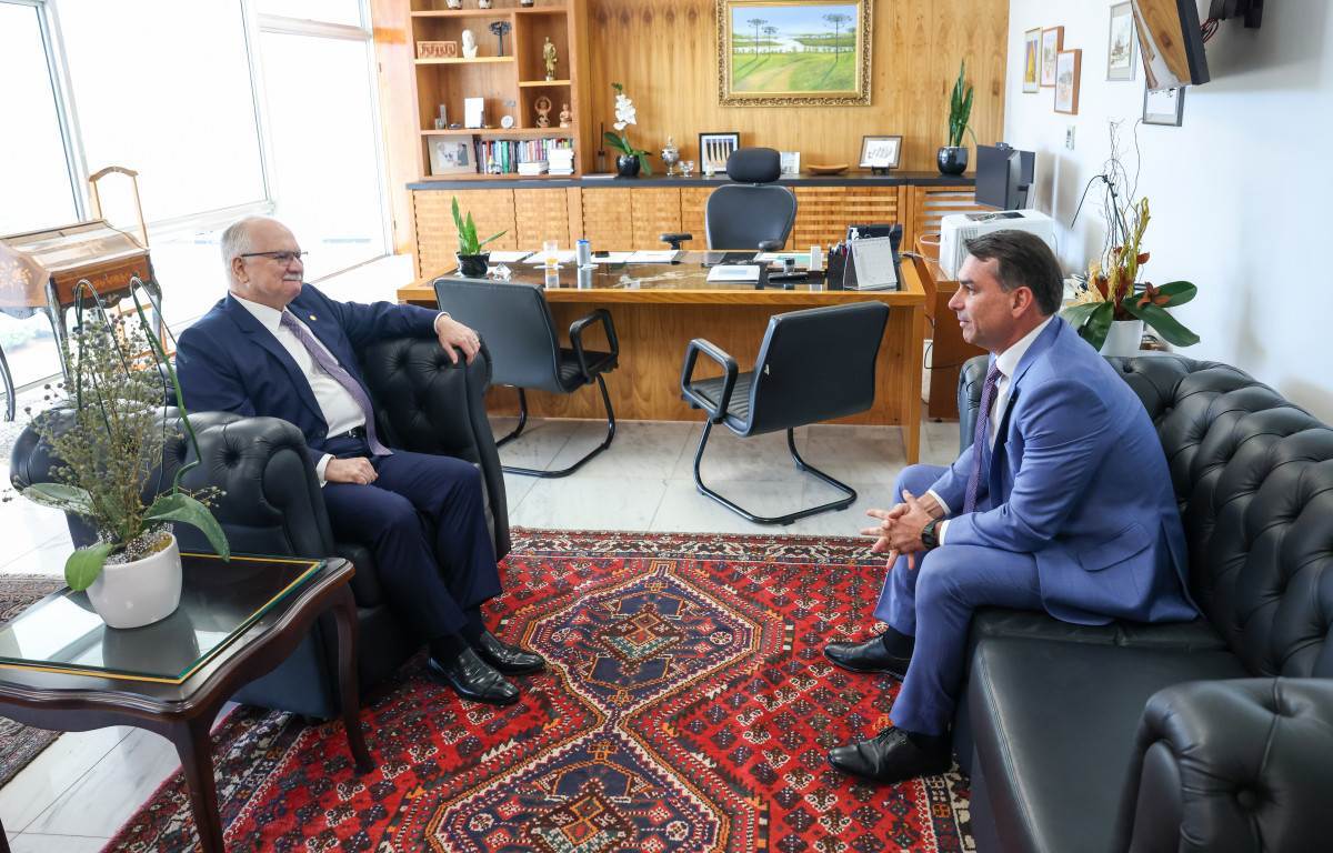 Flávio critica decisão de Moraes do suspender por tempo indeterminado lei aprovada pelo Congresso e com veto derrubado, chamando de desrespeito ao processo democrático/Foto: Gustavo Moreno/STF
