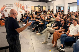 Palestra Magna ministrada pelo professor Silvio Meira.