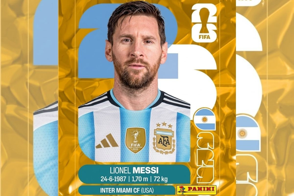 Álbum da Copa: figurinha dourada de Messi vira raridade e chega a valer ...