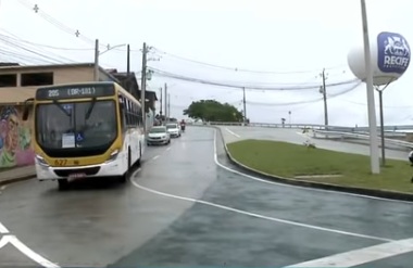 Ladeira da Cohab foi reaberta com quatro faixas de rolamento, na Zona Sul do Recife  /Redes Sociais