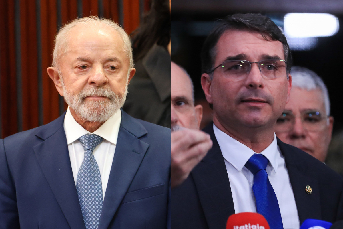 Lula e Flávio Bolsonaro empatam em 45% cada em eventual 2º turno, diz Datafolha/Fotos: Valter Campanato/Agência Brasil - Lula Marques/Agência Brasil