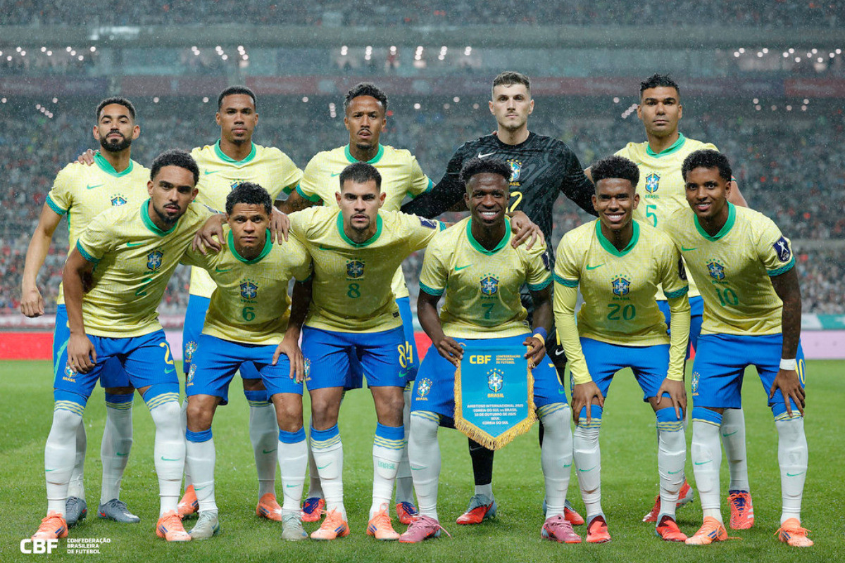 Escalação da Seleção Brasileira: veja o time titular do Brasil para a estreia na Copa. /Foto: Rafael Ribeiro/CBF