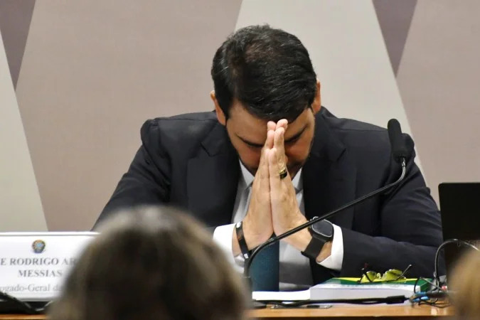 Jorge Messias foi rejeitado pelo Senado por 42 votos a 34 para ocupar vaga no STF/Ed Alves CB/DA Press