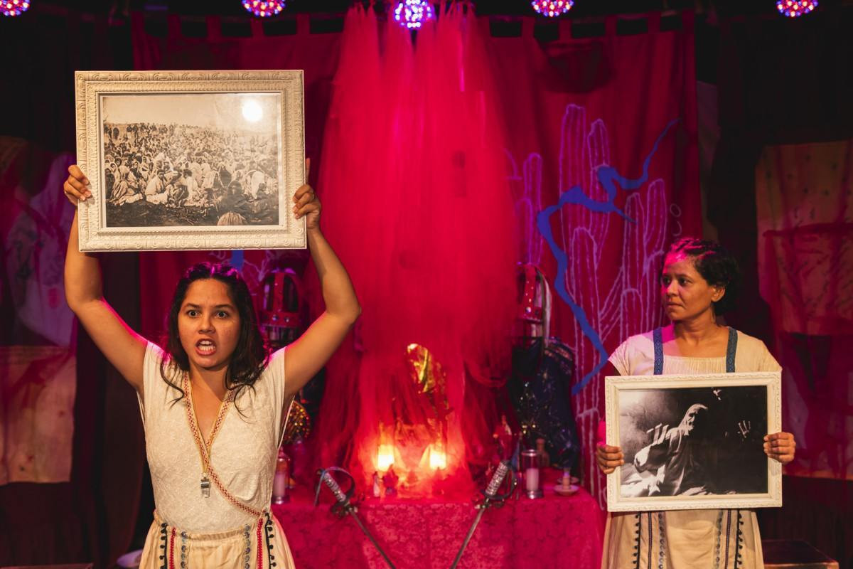 "Notícias do Dilúvio" investiga a resistência das mulheres e a luta popular no Cine-Teatro Samuel Campelo (Foto: André Amorim)
