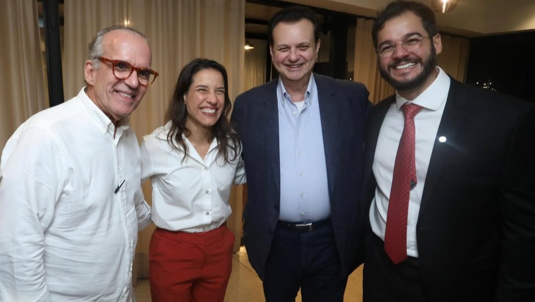 Raquel se reúne com presidente nacional do PSD, Gilberto Kassab e demais parlamentares do partido, em Brasília/Foto: Reprodução Redes Sociais