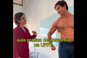 Al&eacute;m de atleta bodybuilder, Caio tamb&eacute;m &eacute; aluno de medicina na universidade