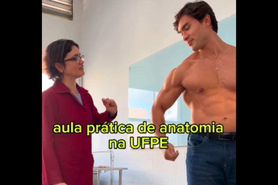 Além de atleta bodybuilder, Caio também é aluno de medicina na universidade/Reprodução/Redes sociais