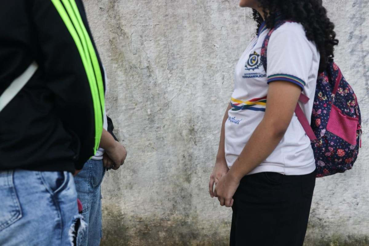 Estudantes dizer estudar com má estrutura na Escola de Referência em Ensino Fundamental Creusa Barreto Dornelas Câmara/Foto: Marina Torres/DP Foto