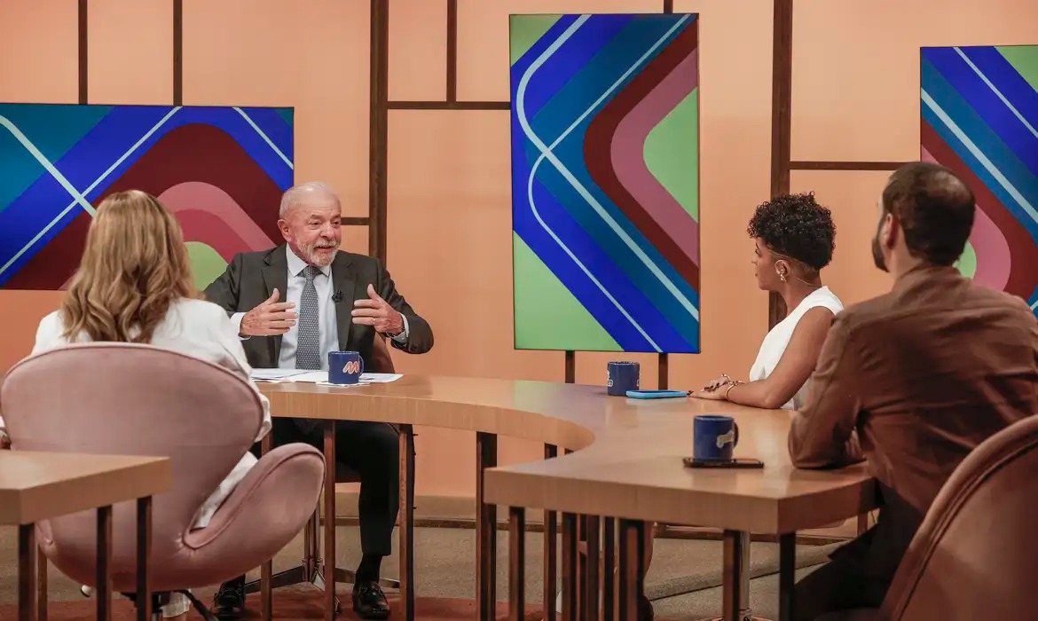 Lula durante entrevista ao programa Sem Censura, da TV Brasil/Tânia Rêgo/Agência Brasil