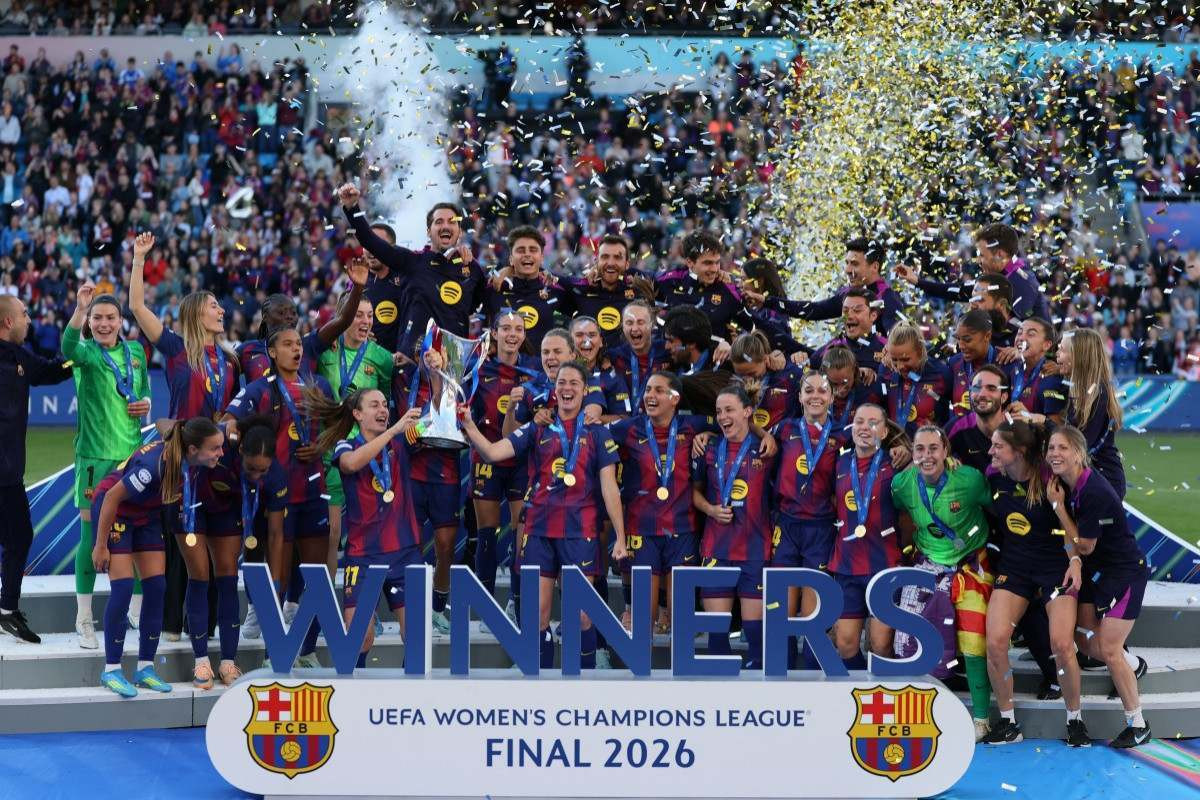 FC Barcelona campeão da Champions League Feminina 25/26/Odd ANDERSEN / AFP